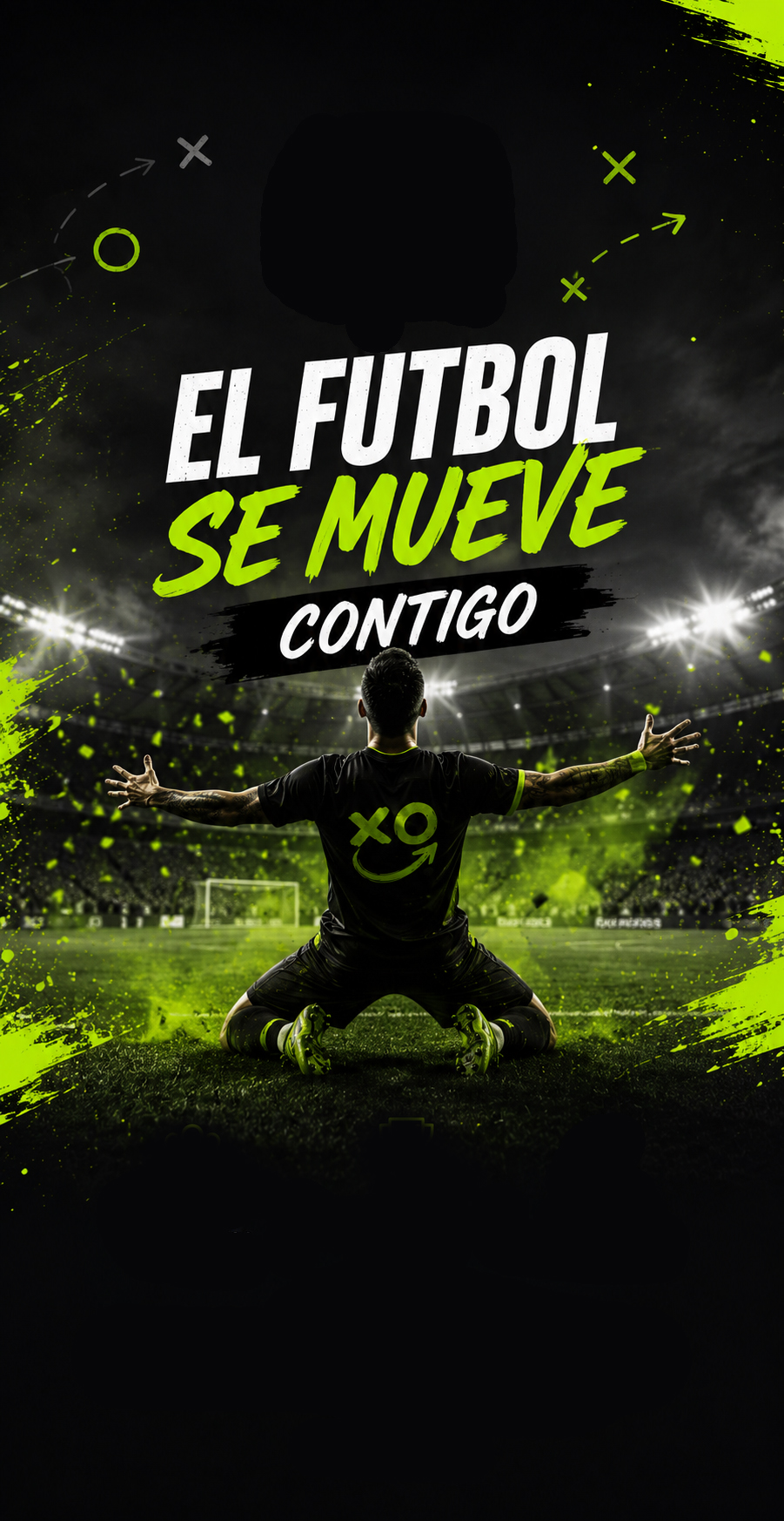 Pantalla de bienvenida de Futbox